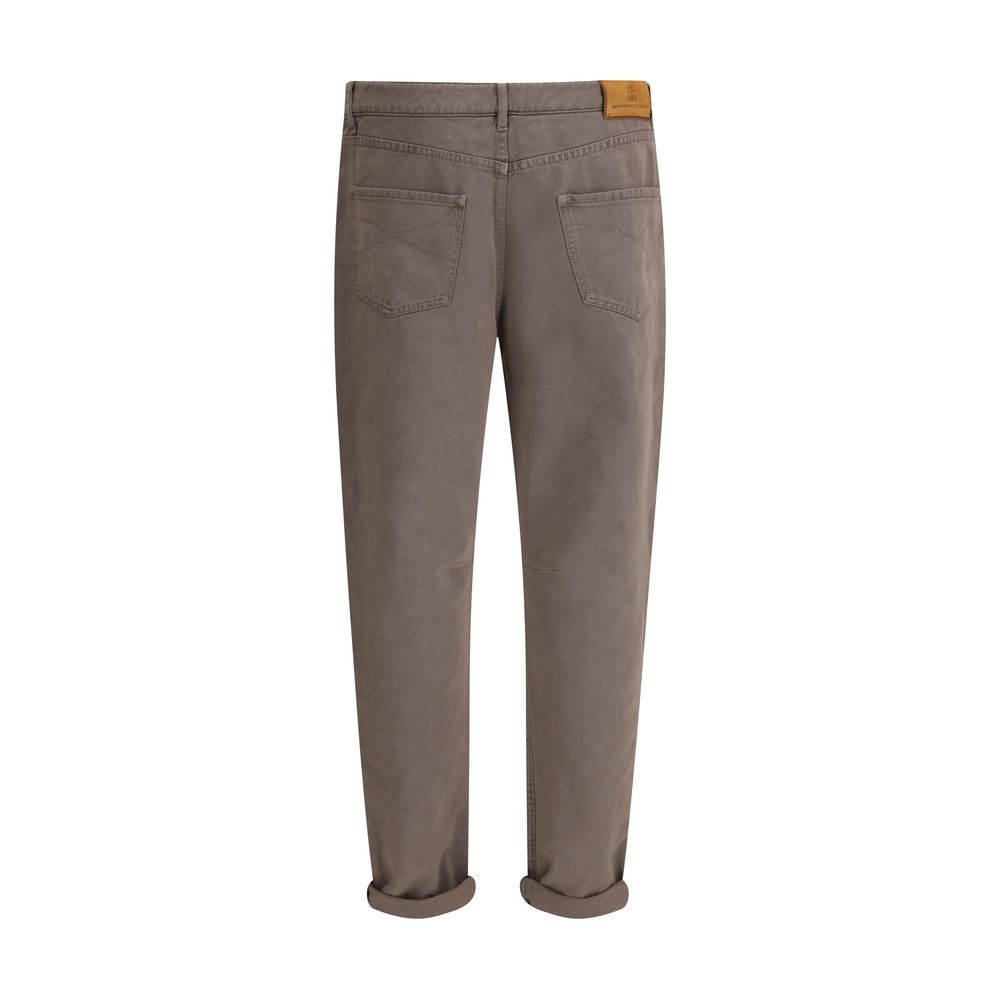 Jeans Brunello Cucinelli teints noirs