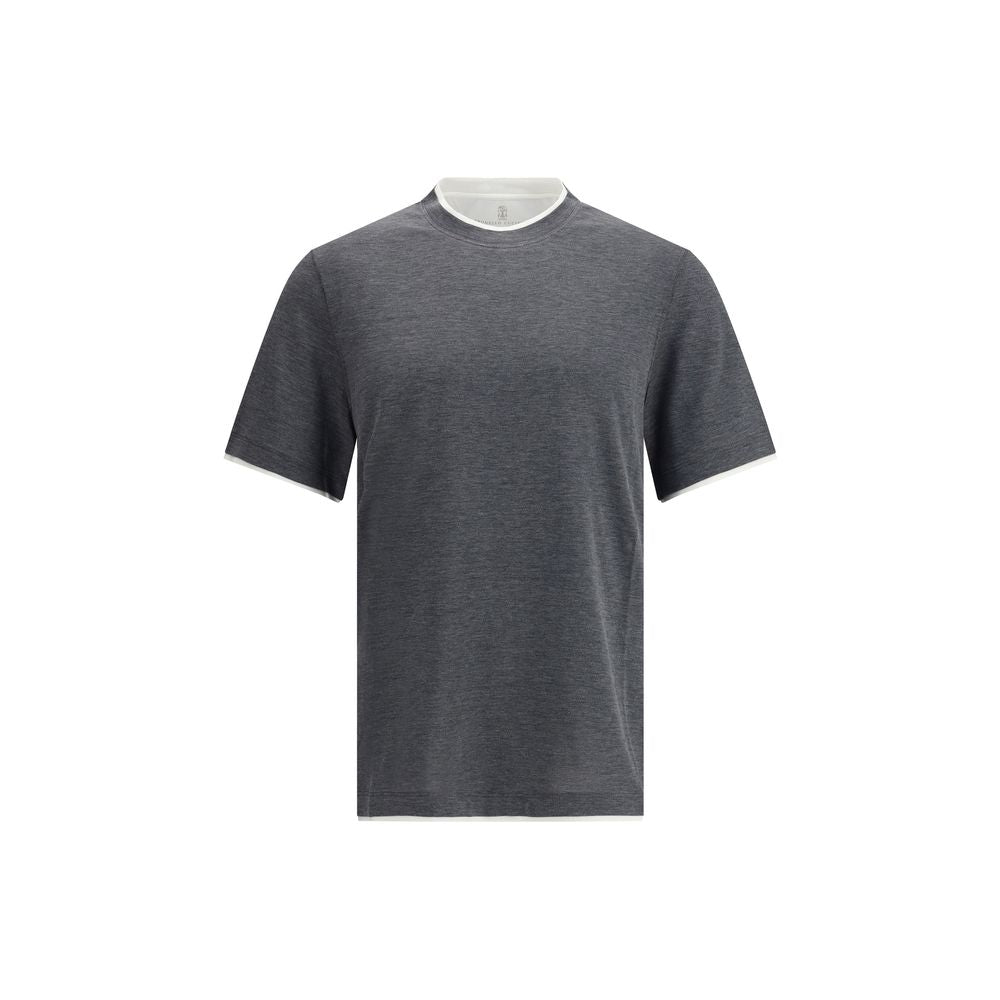 T-Shirt Brunello Cucinelli en blanc