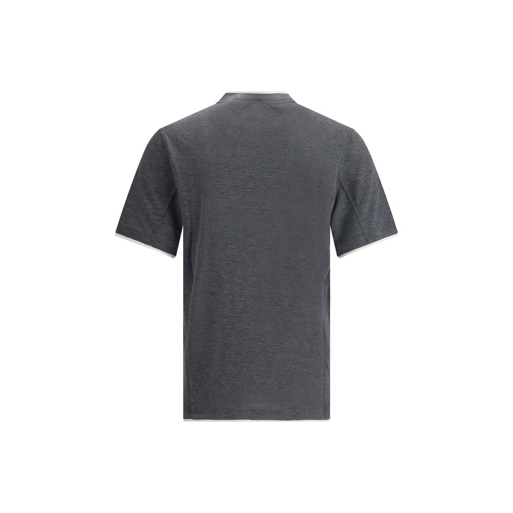 T-Shirt Brunello Cucinelli en blanc