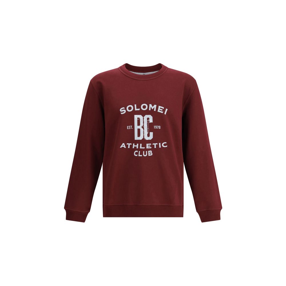 Sweatshirt Brunello Cucinelli maxi imprimé multicolore