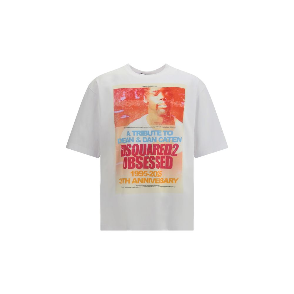 T-shirt Dsquared2 Fashion Show blanc