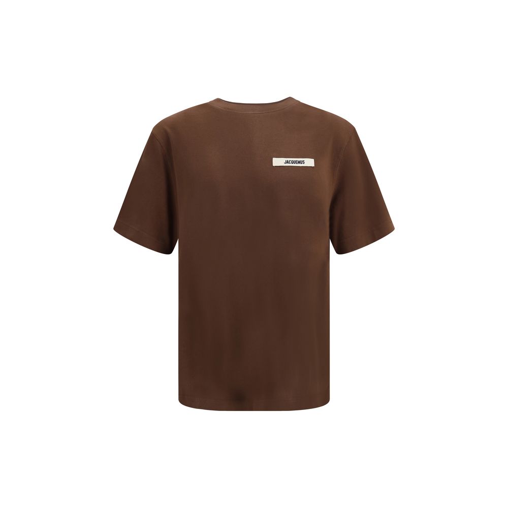T-shirt Jacquemus logo blanc