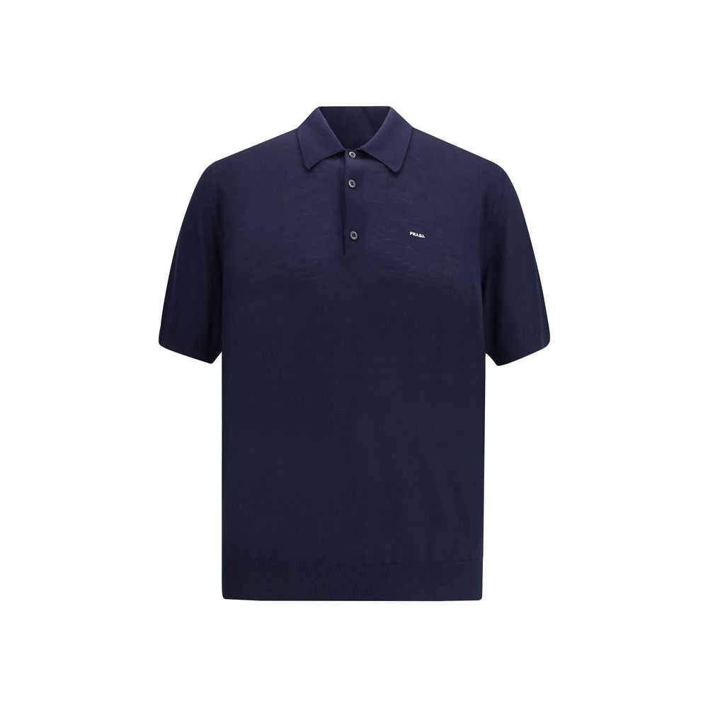 Polo Prada en laine vierge noir