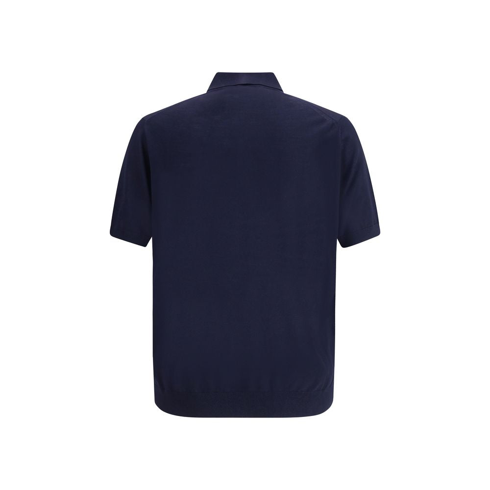 Polo Prada en laine vierge noir