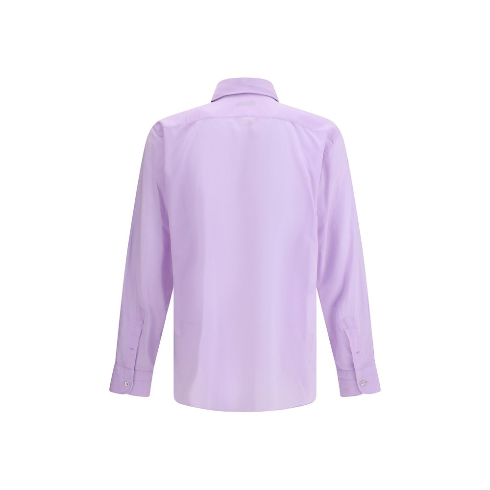 Chemise Tom Ford asymétrique blanche