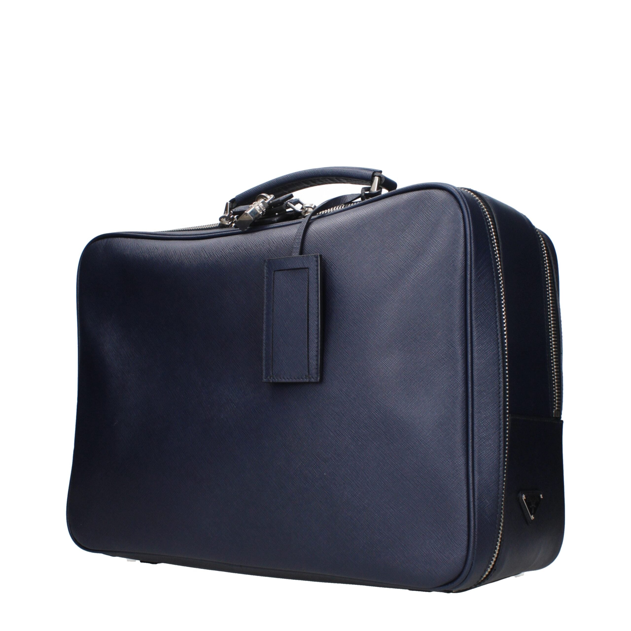 Bagages Prada bleu