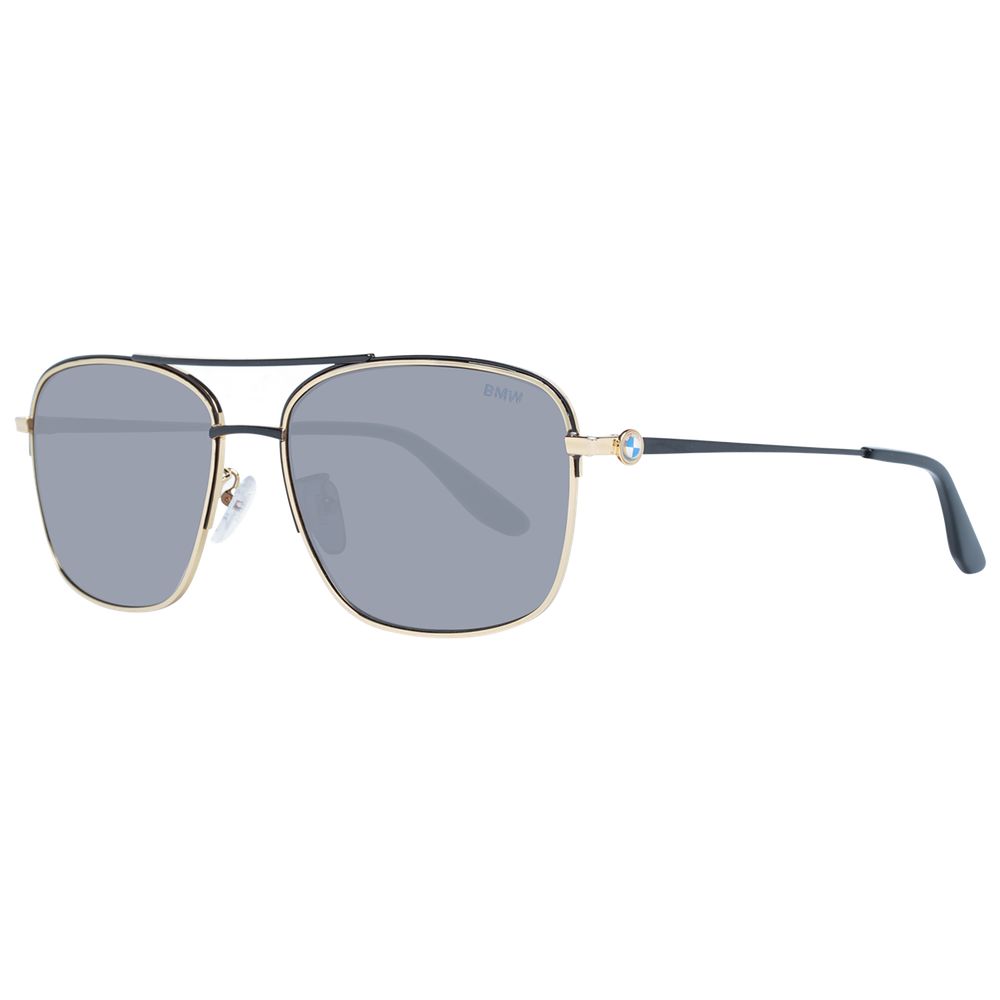Lunettes de soleil dorées grises