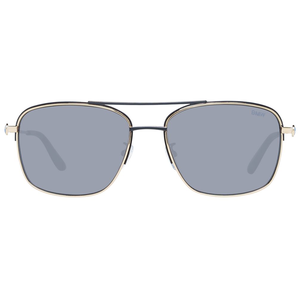 Lunettes de soleil dorées grises