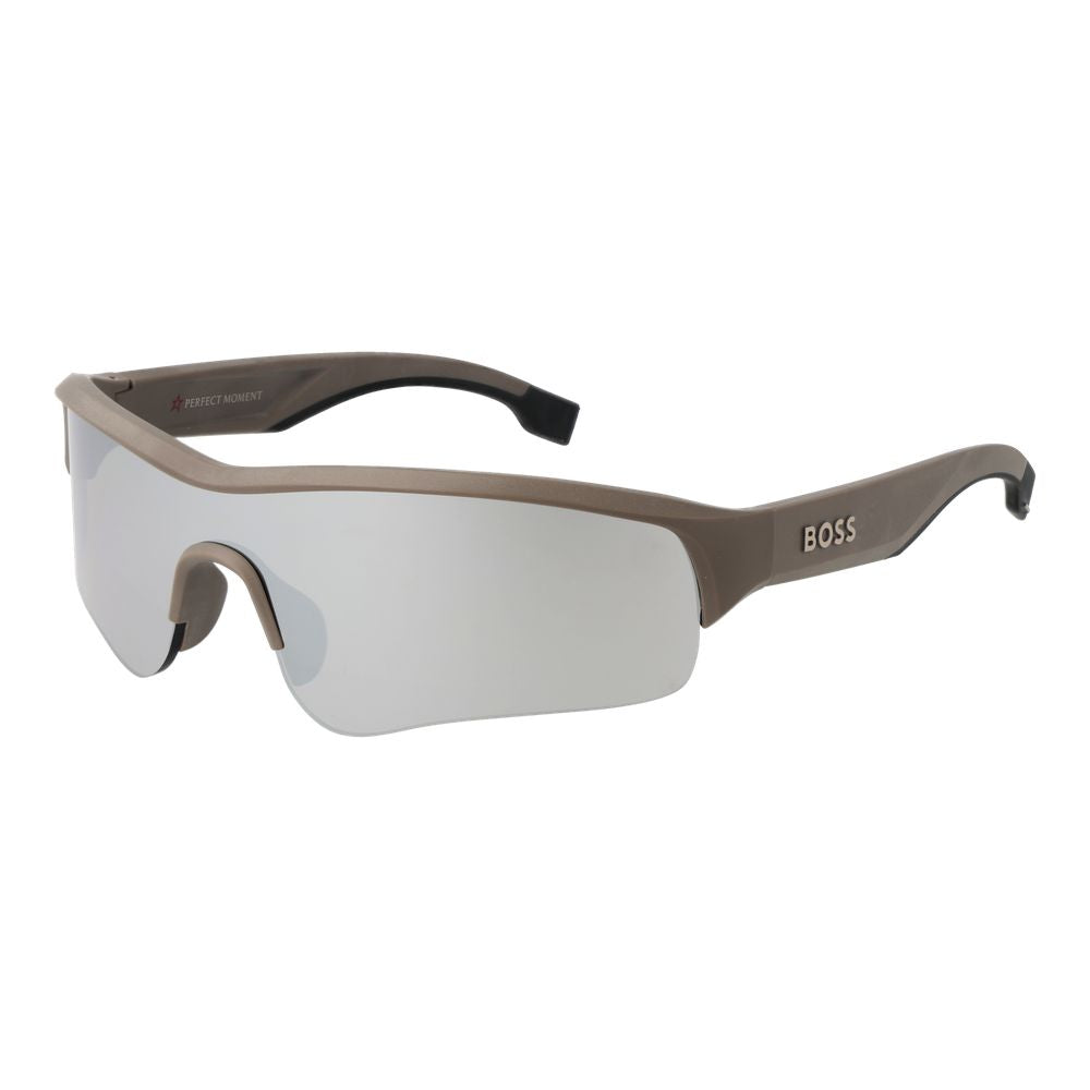 Lunettes de soleil beige grises
