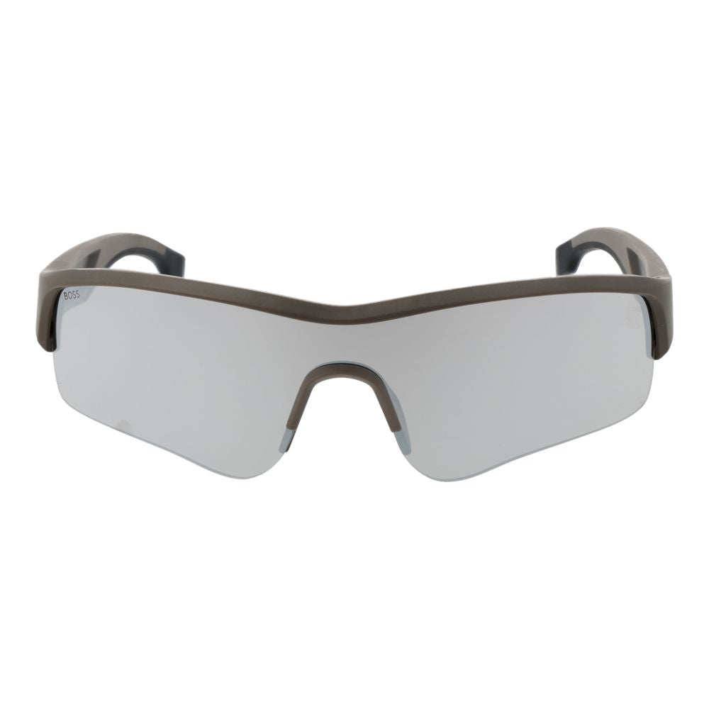 Lunettes de soleil beige grises