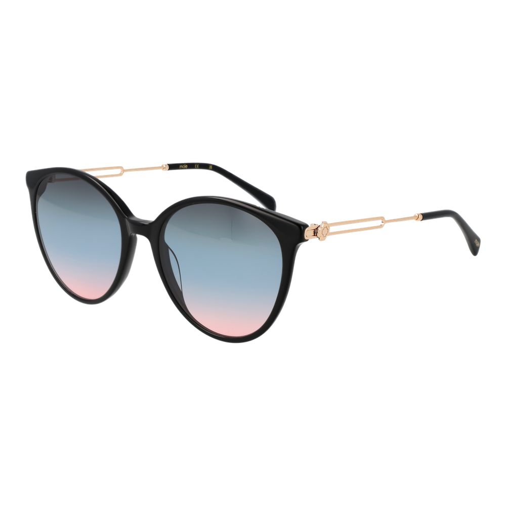 Lunettes de soleil noires rose