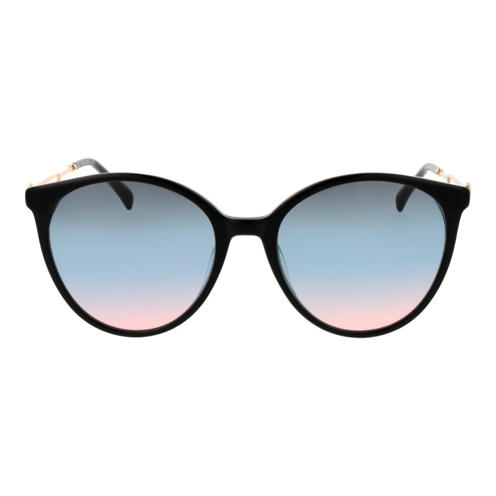 Lunettes de soleil noires rose