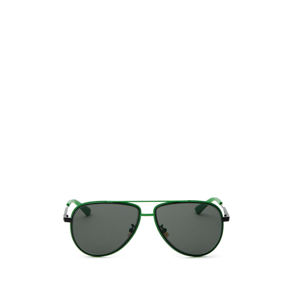 Lunettes Bottega Veneta Aviateur vertes