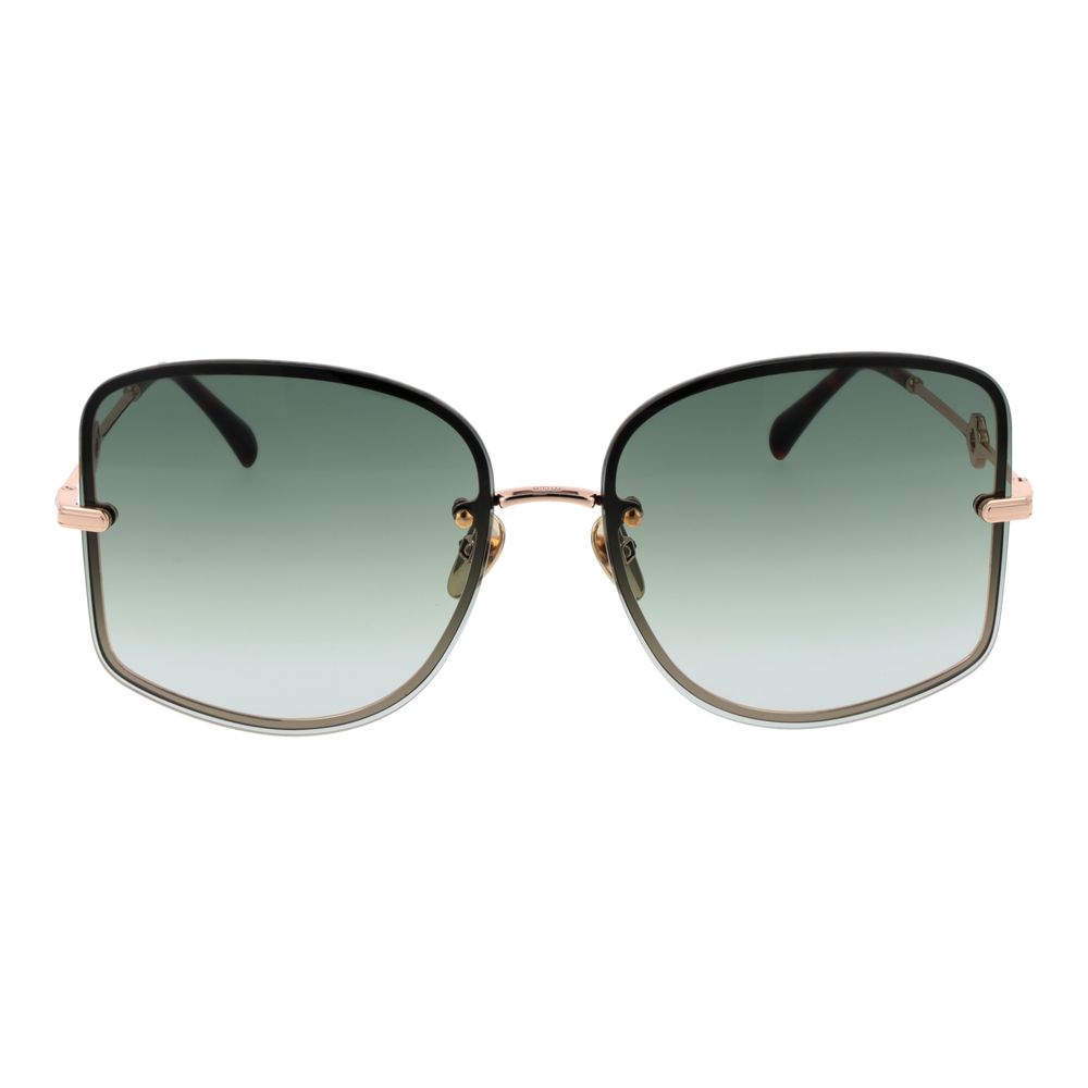 Lunettes de soleil Rose Gold vertes