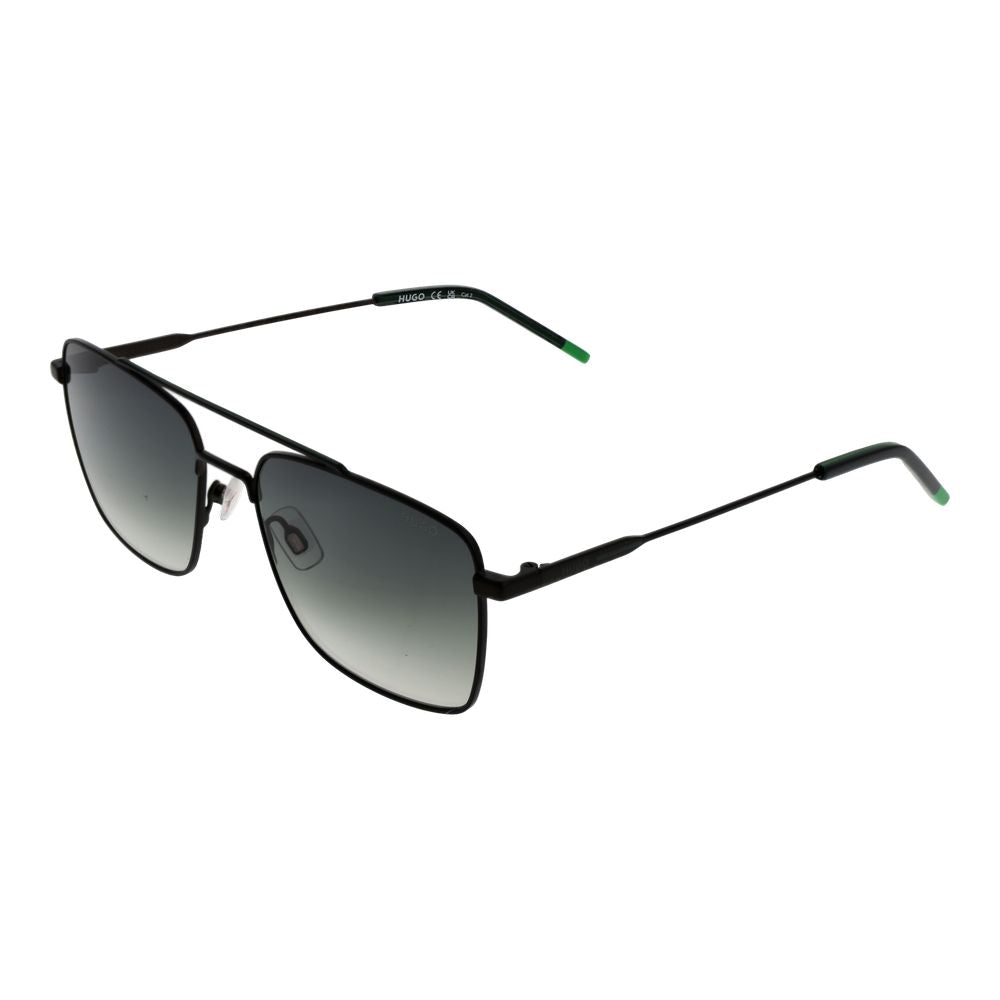 Lunettes de soleil noires vert dégradé