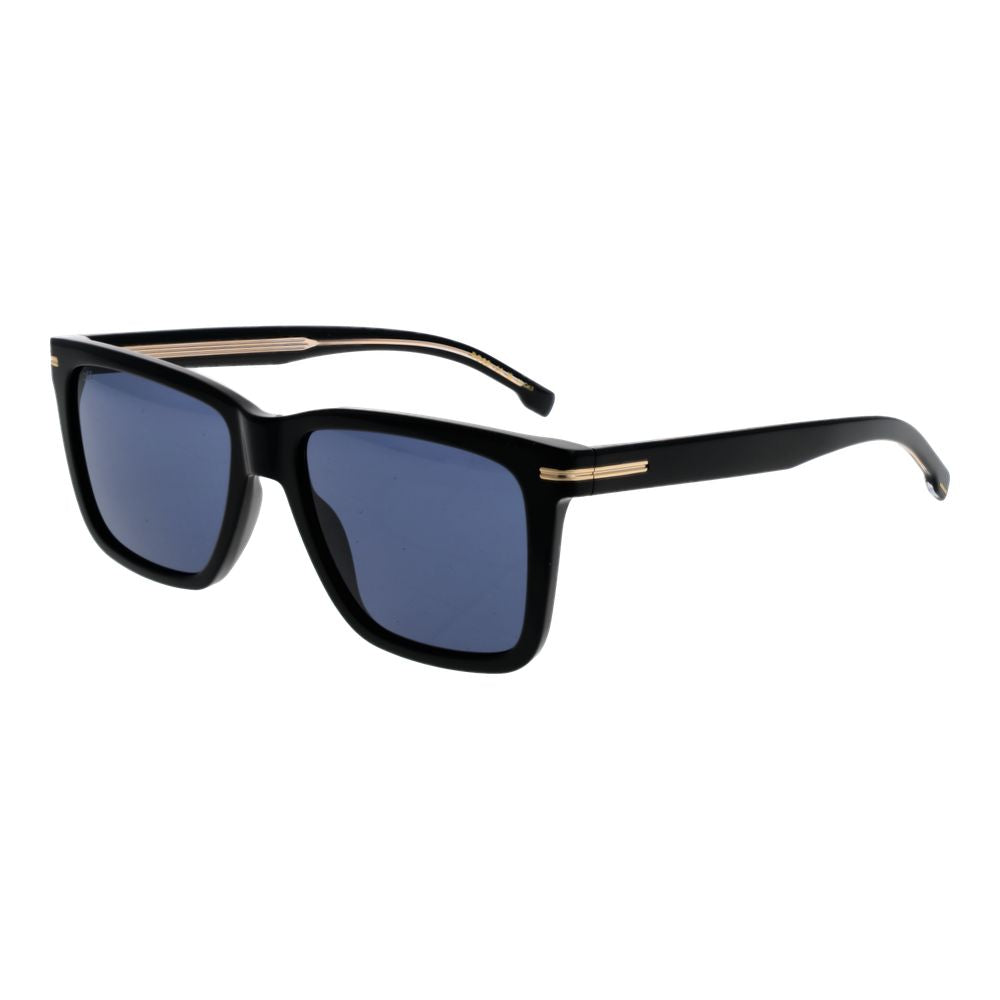 Lunettes de soleil noires bleues