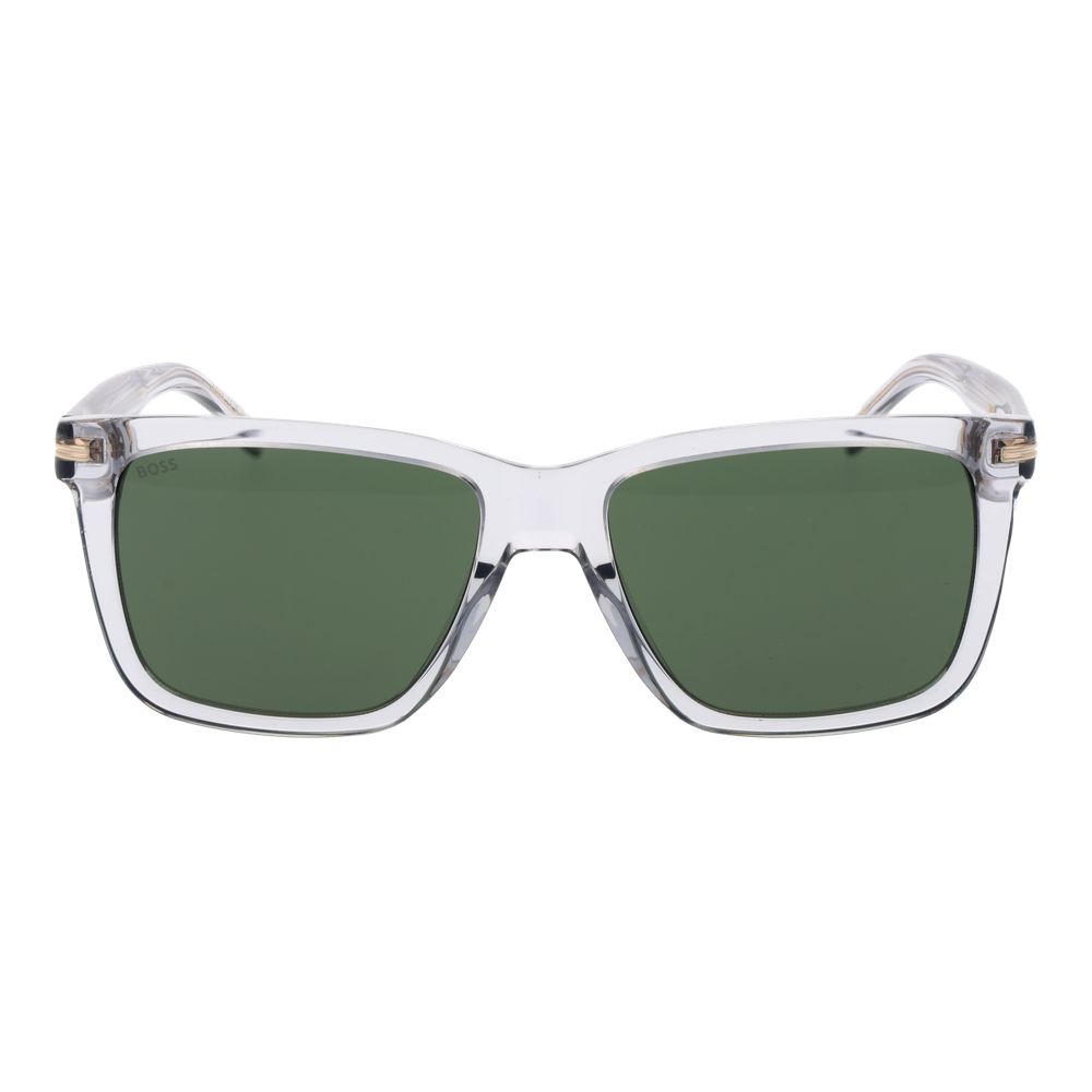 Lunettes de soleil transparentes vertes