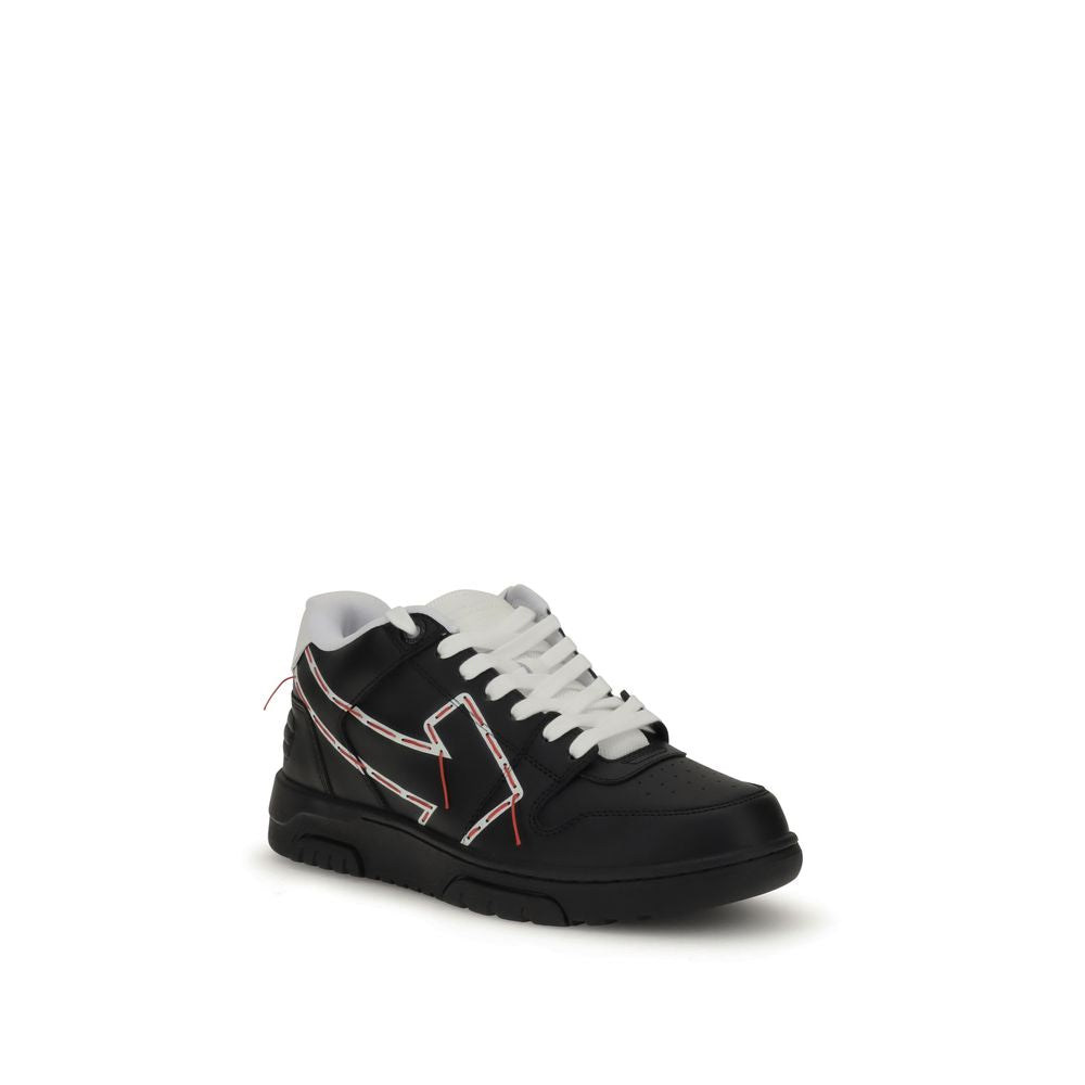 Baskets Off-White Stitched Arrow blanches