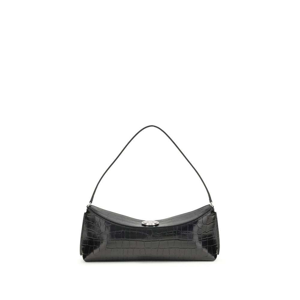 Sac à main en cuir noir