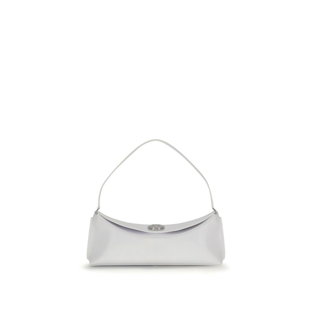 Sac épaule en cuir noir