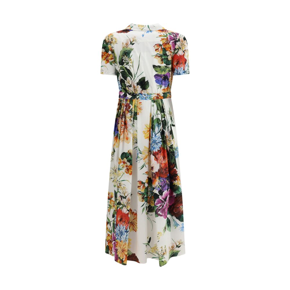 Robe Dolce&Gabbana chemisier imprimé floral multicolore