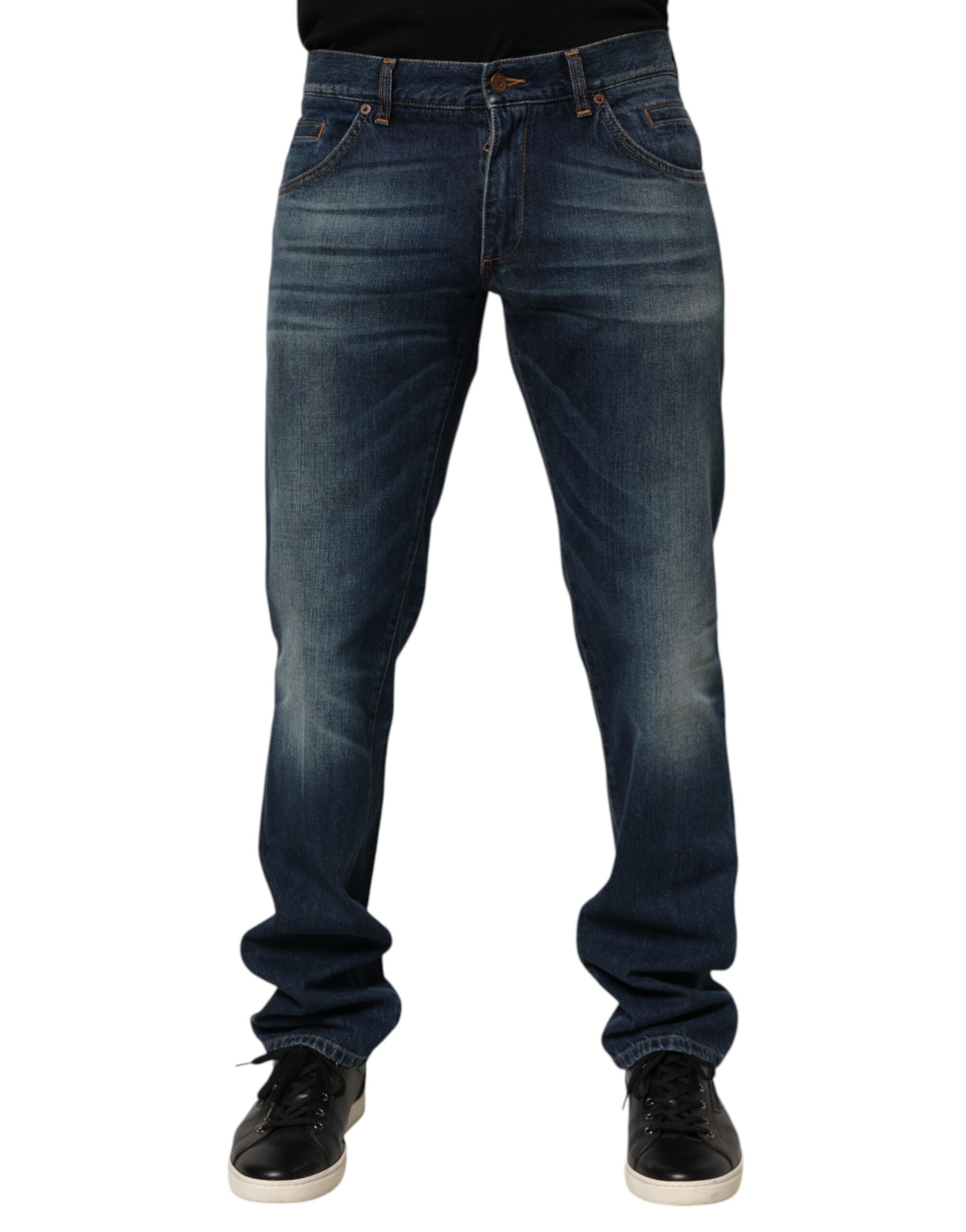 Jean Dolce & Gabbana skinny bleu foncé