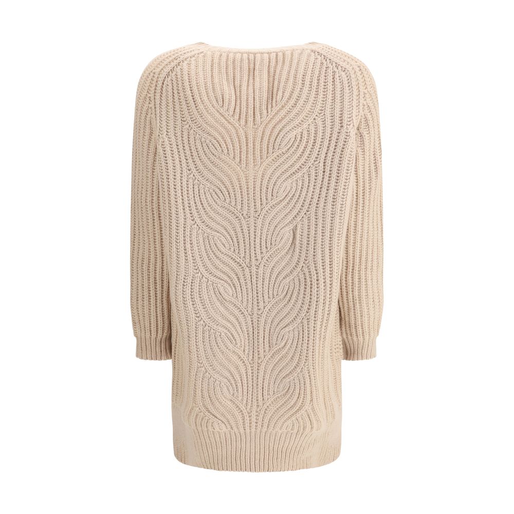 Cardigan Bruno Manetti Wool Midi noir