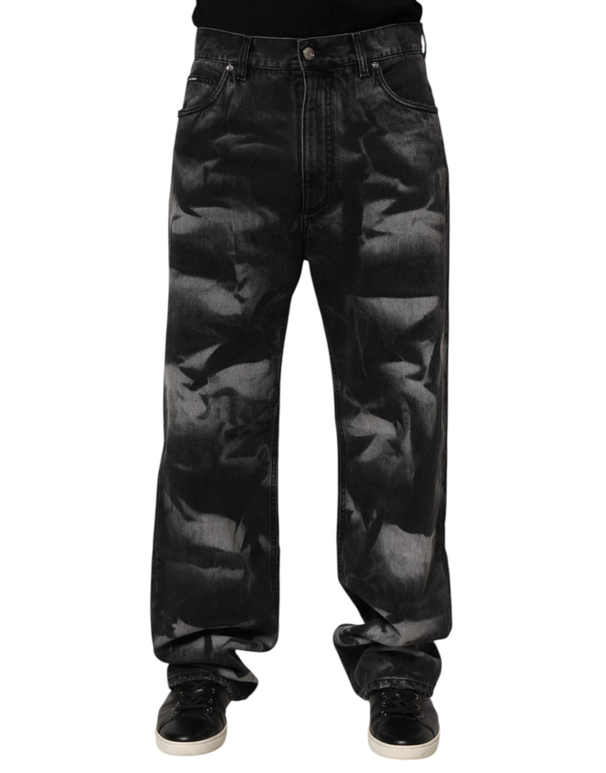 Jeans Dolce & Gabbana straight noirs
