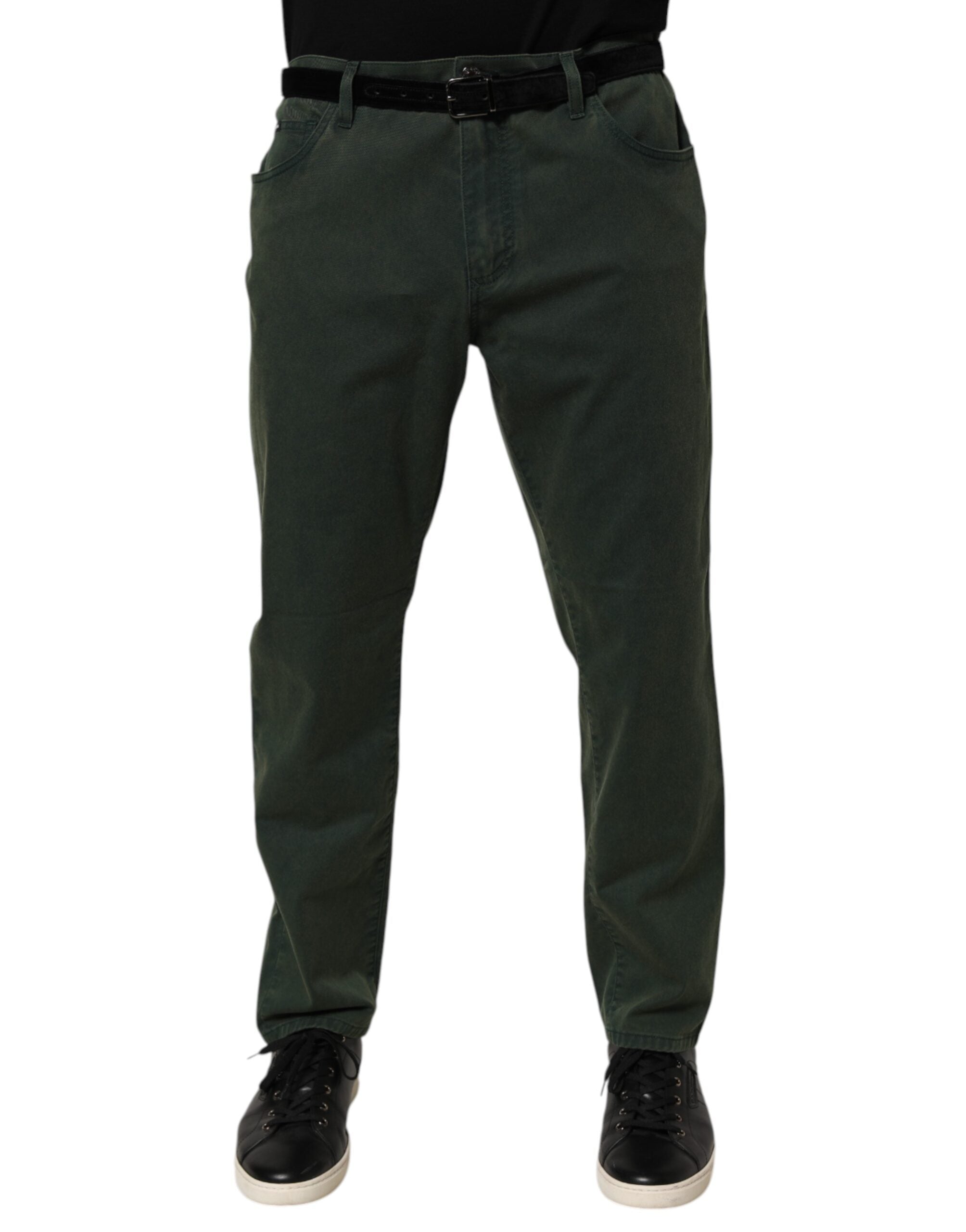 Jeans Dolce & Gabbana loose vert foncé
