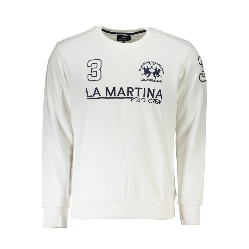 Sweatshirt [Marque] à manches longues blanc