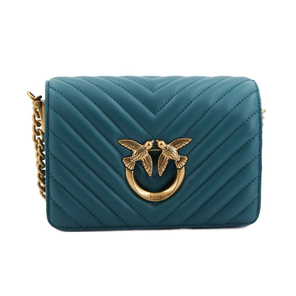 Sac Pinko matelassé bleu