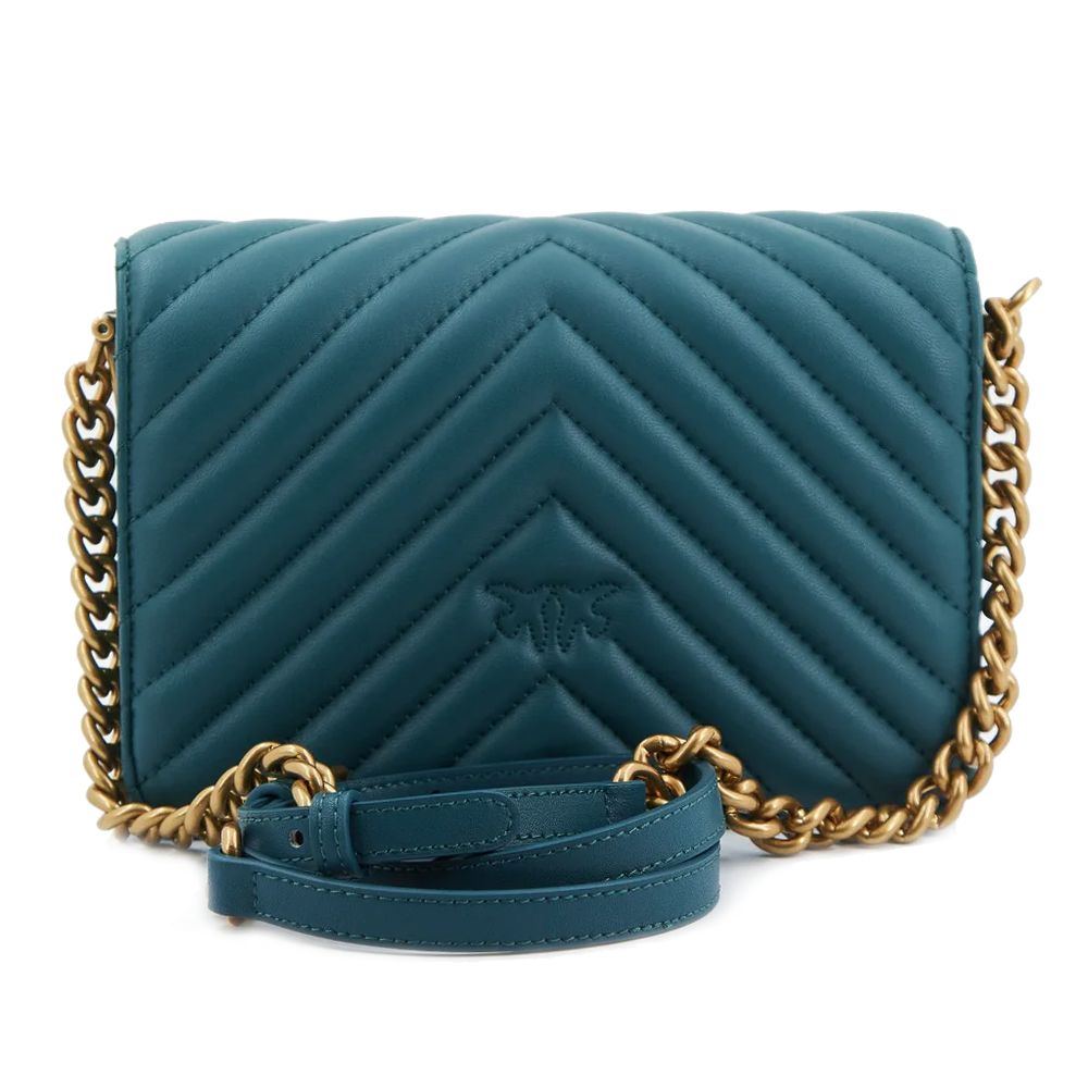 Sac Pinko matelassé bleu