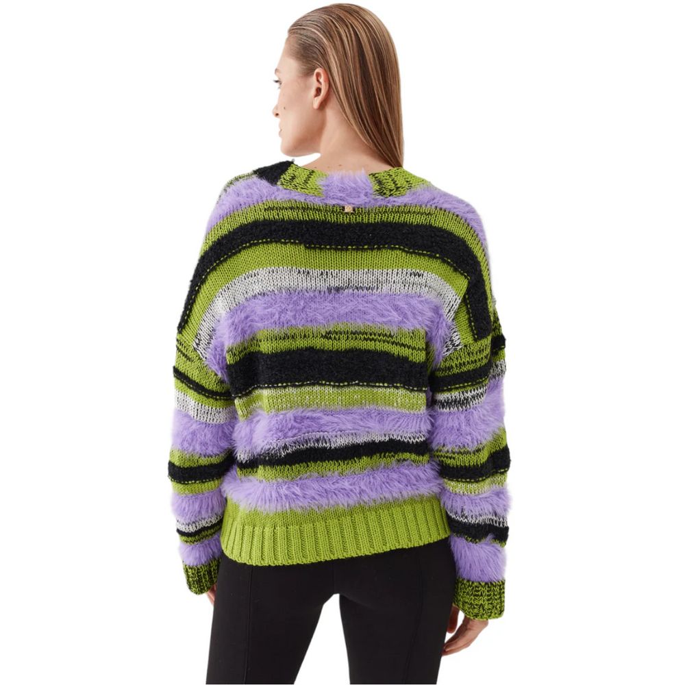 Pull Pinko multicolore violet