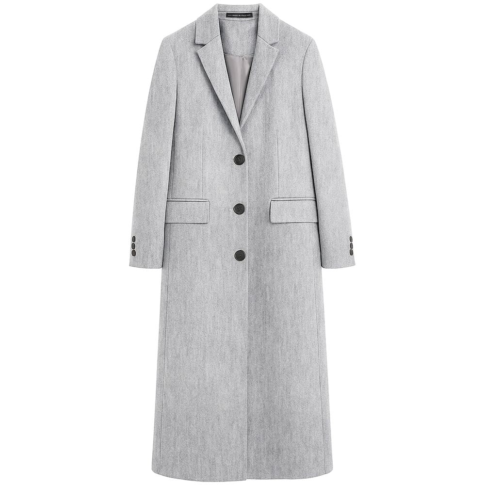Manteau Loro Piana Capolavoro gris melange