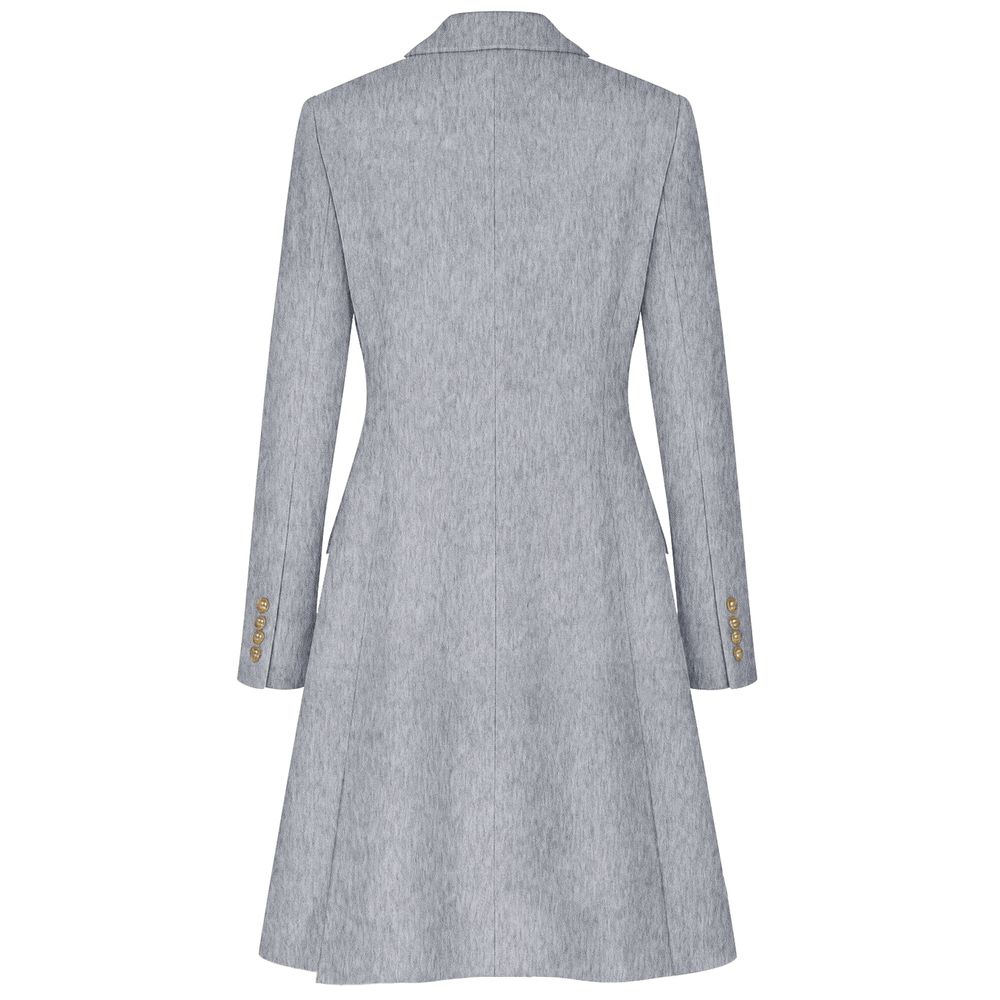 Manteau Loro Piana double boutonnage gris