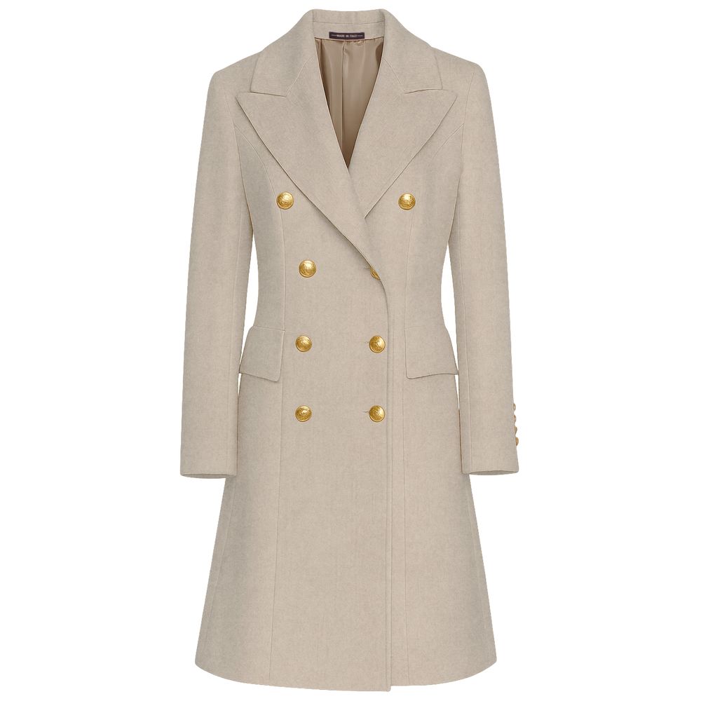 Manteau Loro Piana double-breasted beige