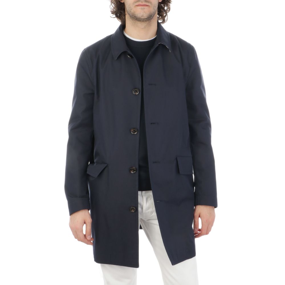 Veste  en coton bleu