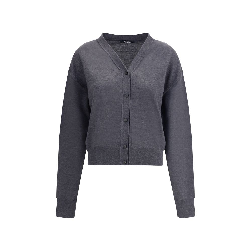 Cardigan Jacquemus en laine merino beige