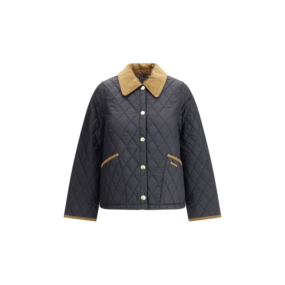 Veste Barbour Liddesdale cropped noire