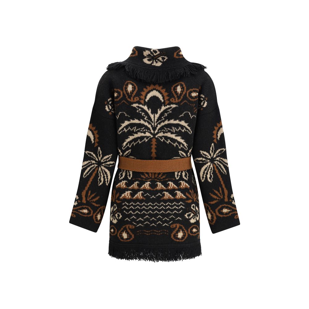 Cardigan Alanui Glimpse of Eden multicolore