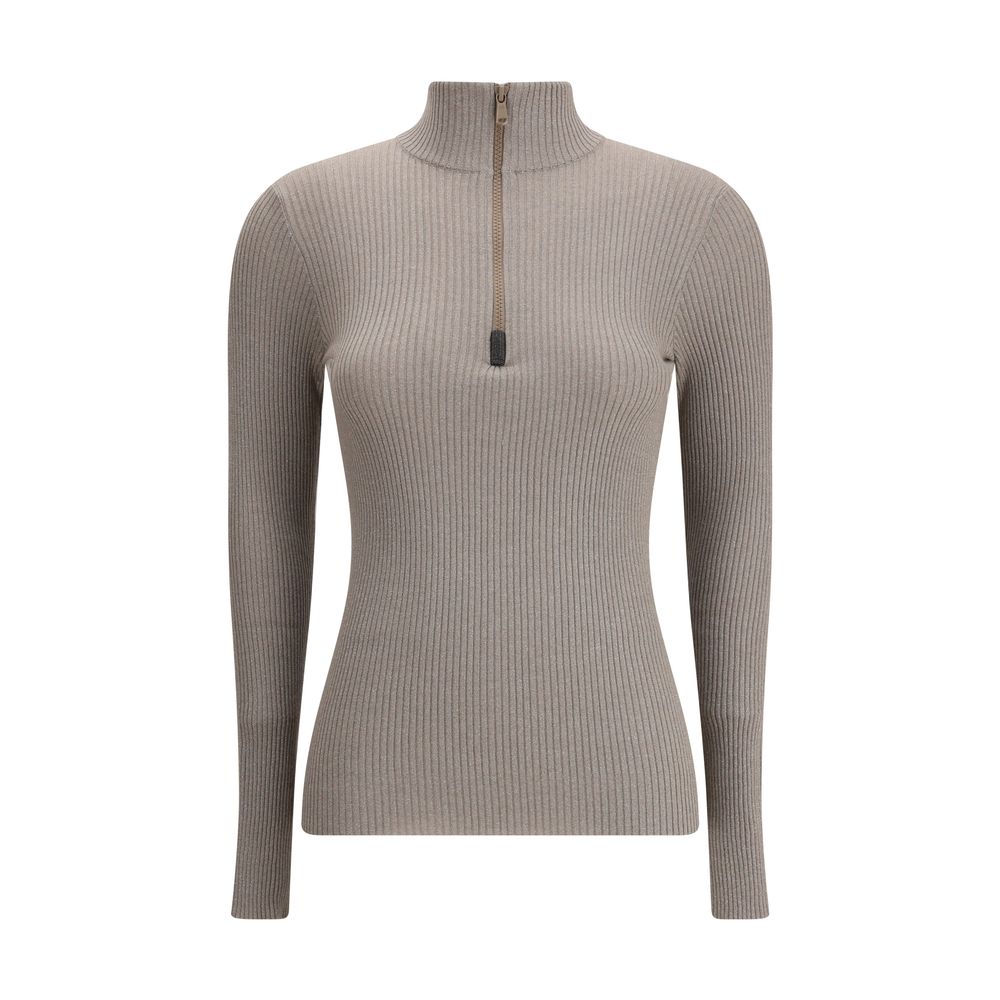 Haut zippé [Marque] [Nom modèle] argenté