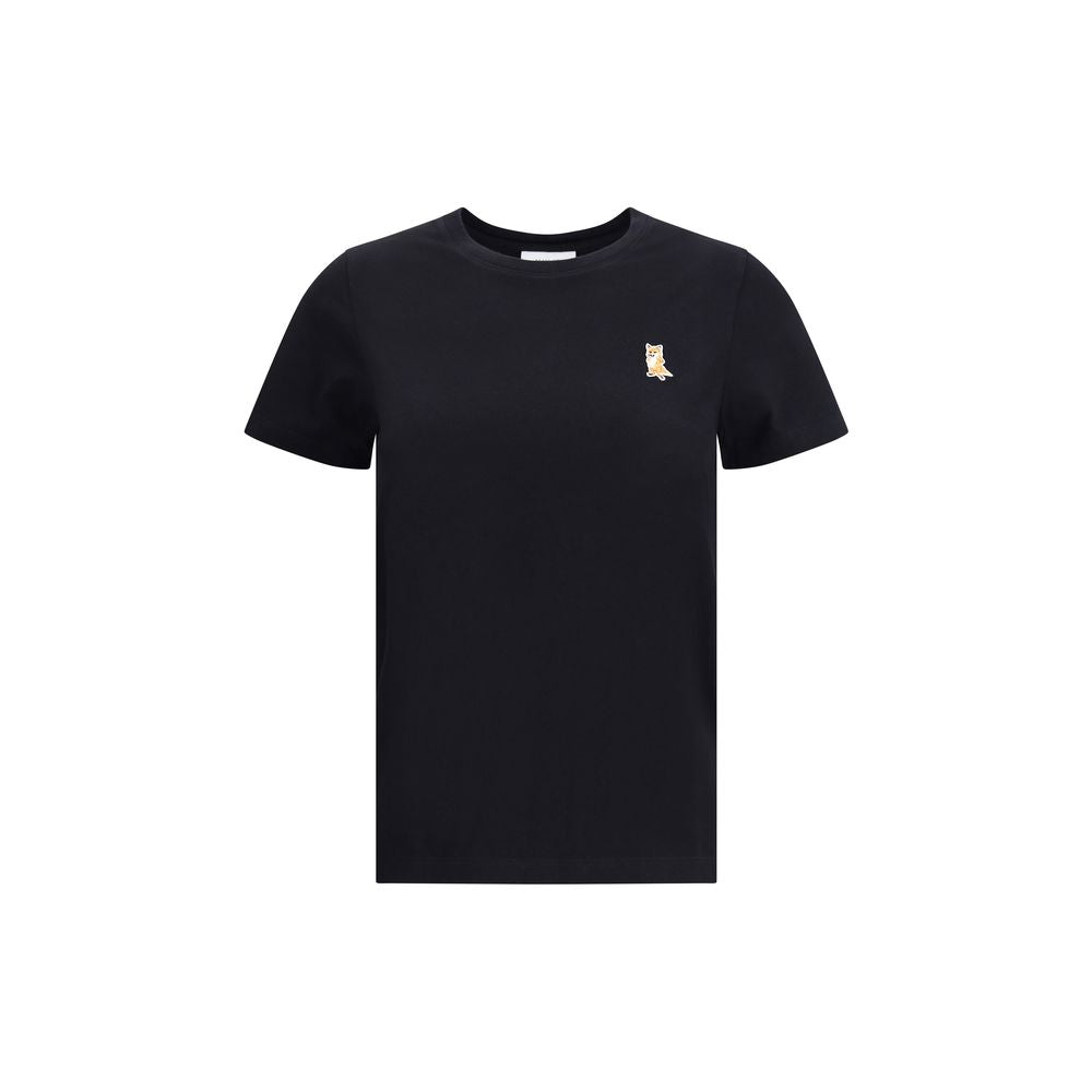 T-shirt Maison Kitsuné Lady Fox noir
