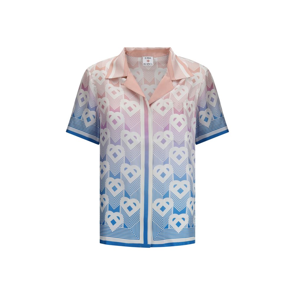 Chemise Silky Gradient Heart multicolore