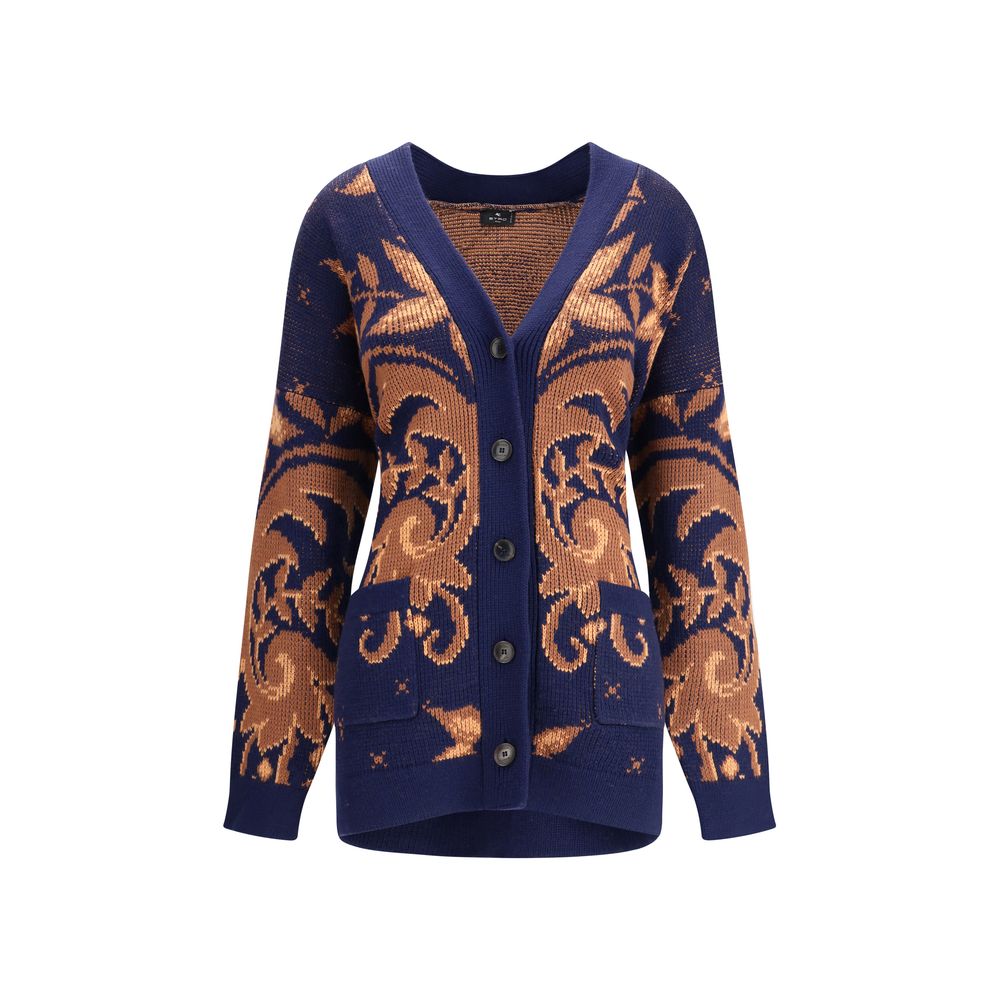 Cardigan Etro à motif floral multicolore