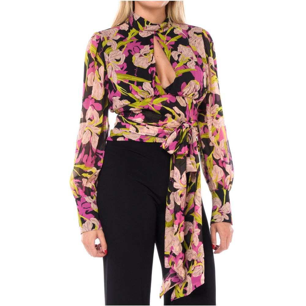 Blouse Pinko à fleurs multicolores