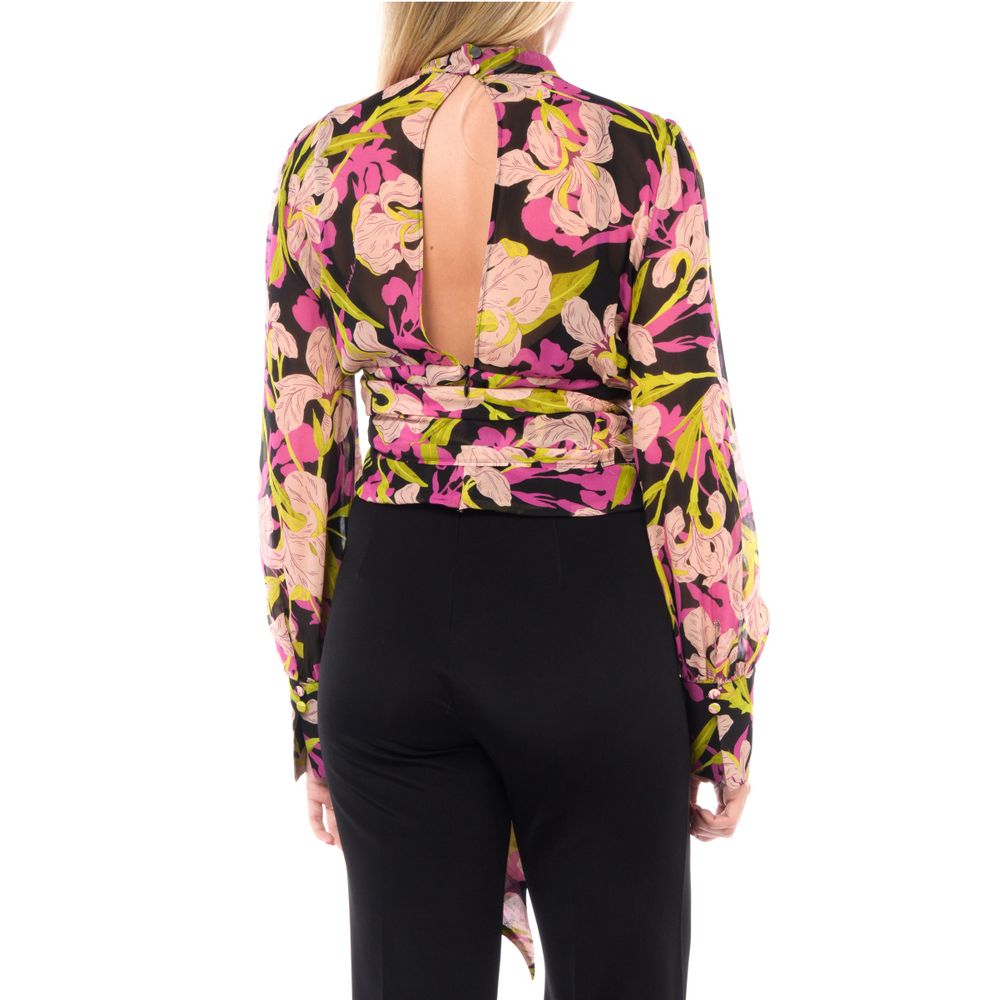 Blouse Pinko à fleurs multicolores