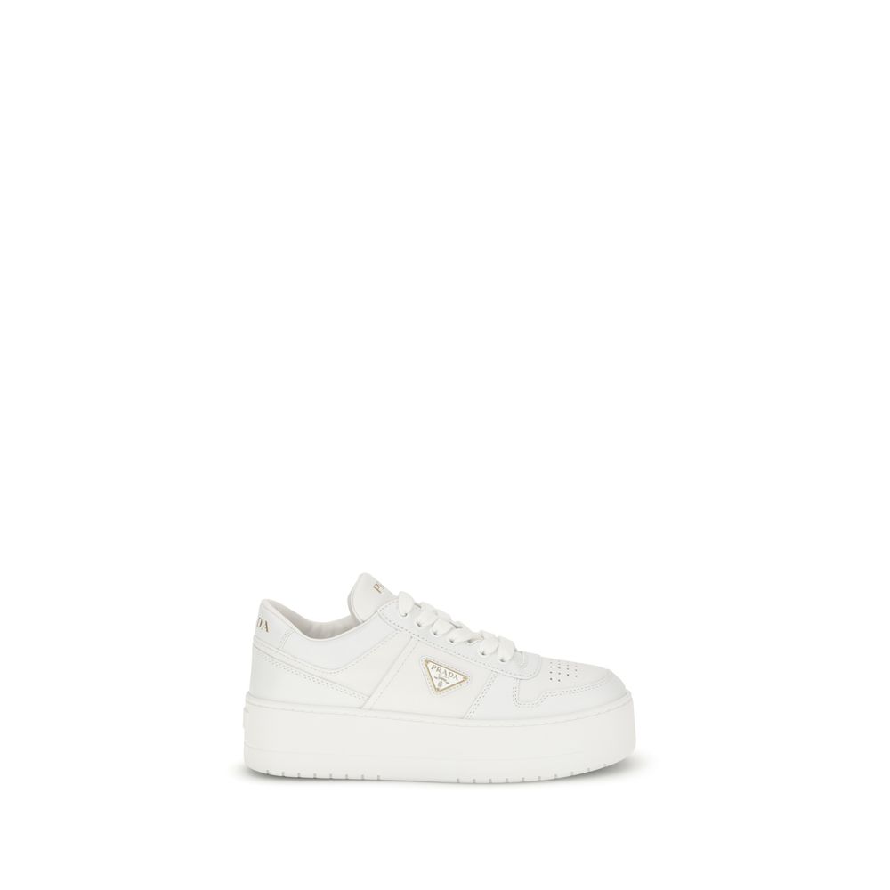 Baskets Prada Downtown Bold blanches
