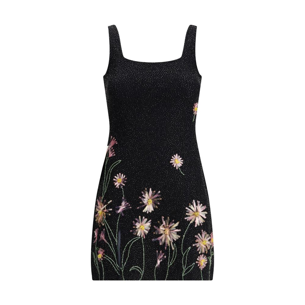 Robe Le Sable floral mini noire