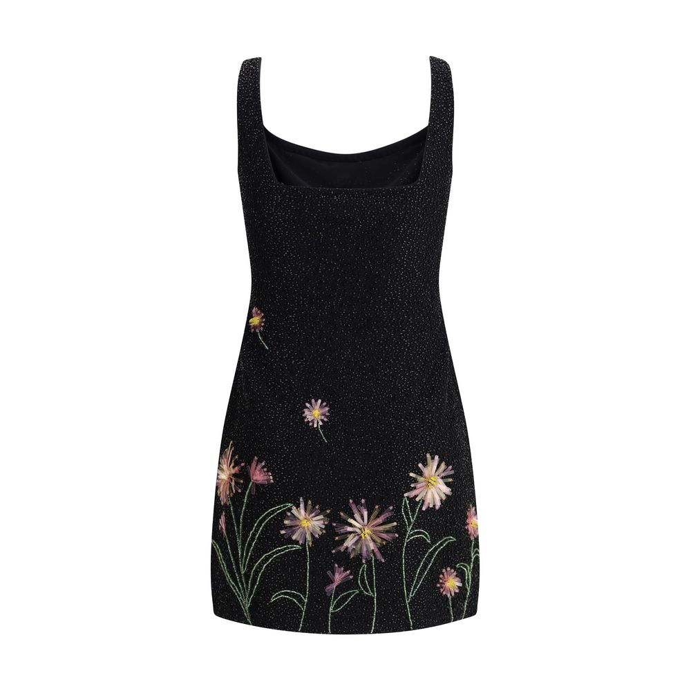 Robe Le Sable floral mini noire
