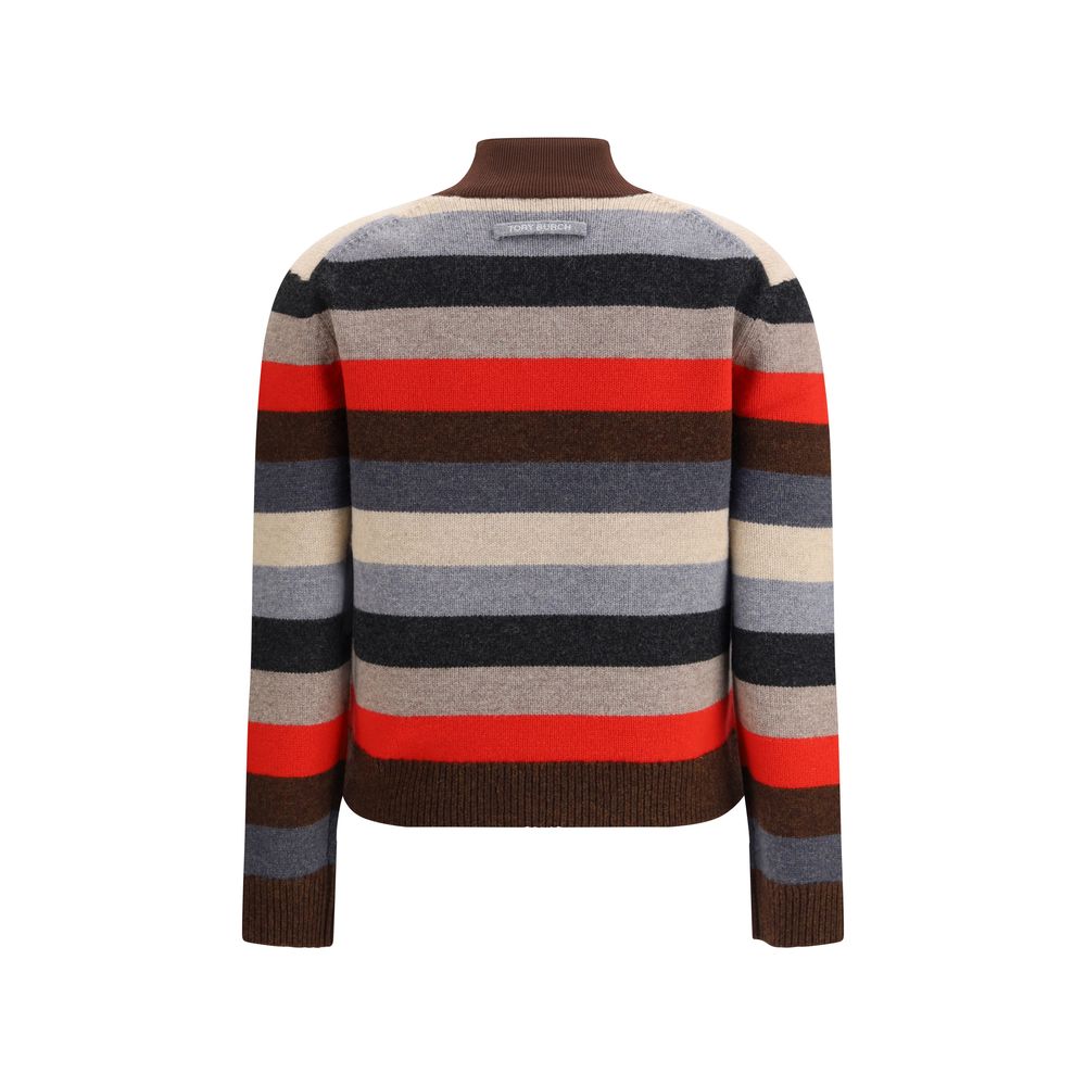 Pullover Wool turtleneck gris